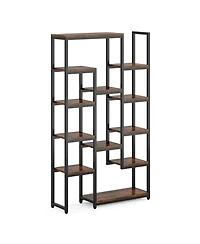 Tribesigns 12-Shelf Display Shelves Book Storage Organizer,6-Tier Bookshelf 70.9 inch Tall Bookcase