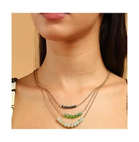 Sohi Women's The Riviera Multi-Layer Necklace