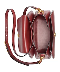 Donna Karan New York Bellerose Leather Flap Crossbody