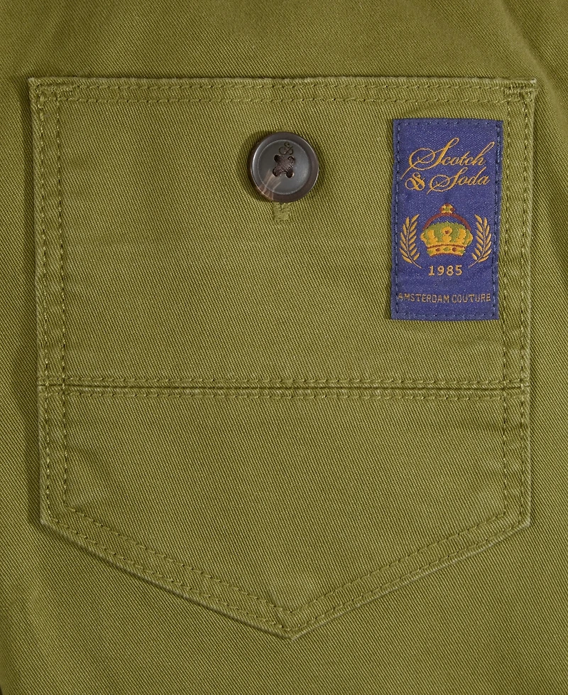 Scotch & Soda Big Boys Stretch Cotton Twill Pant