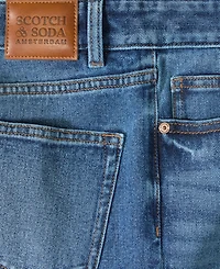 Scotch & Soda Big Boys Medium 5 Pocket Straight Jean