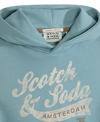 Scotch & Soda Big Boys Graphic Fleece Hoodie