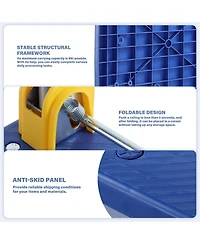 Flynama Foldable Push Hand Cart