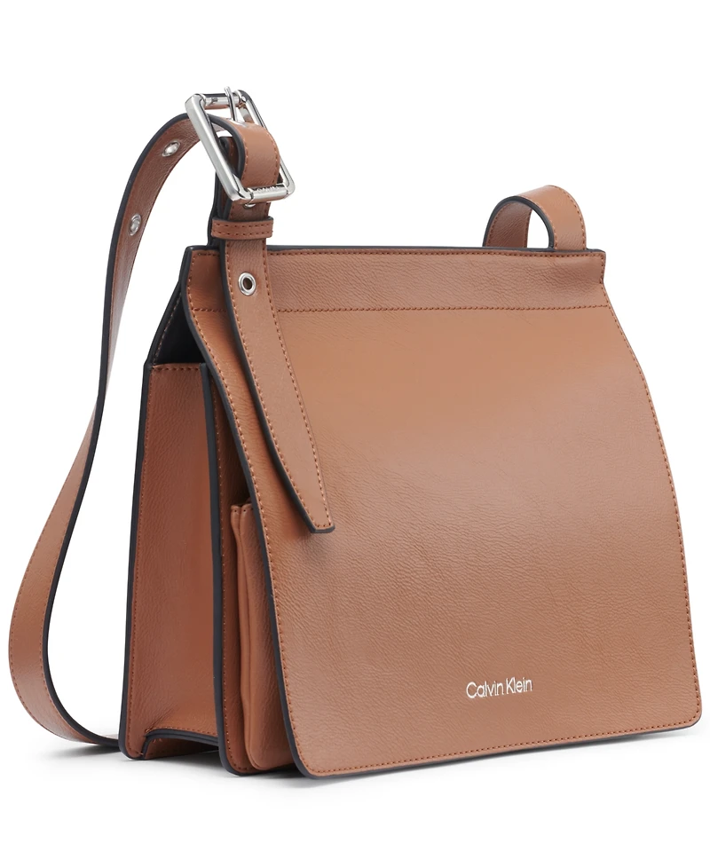 Calvin Klein Havana Flap Small Messenger Bag