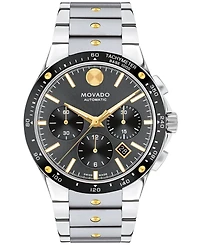 Movado Men's Alta S.e. Swiss Automatic-Chronograph Stainless Steel Watch, 43mm