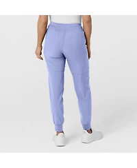 Wink Petite W123 Comfort Waist Cargo Jogger Scrub Pant