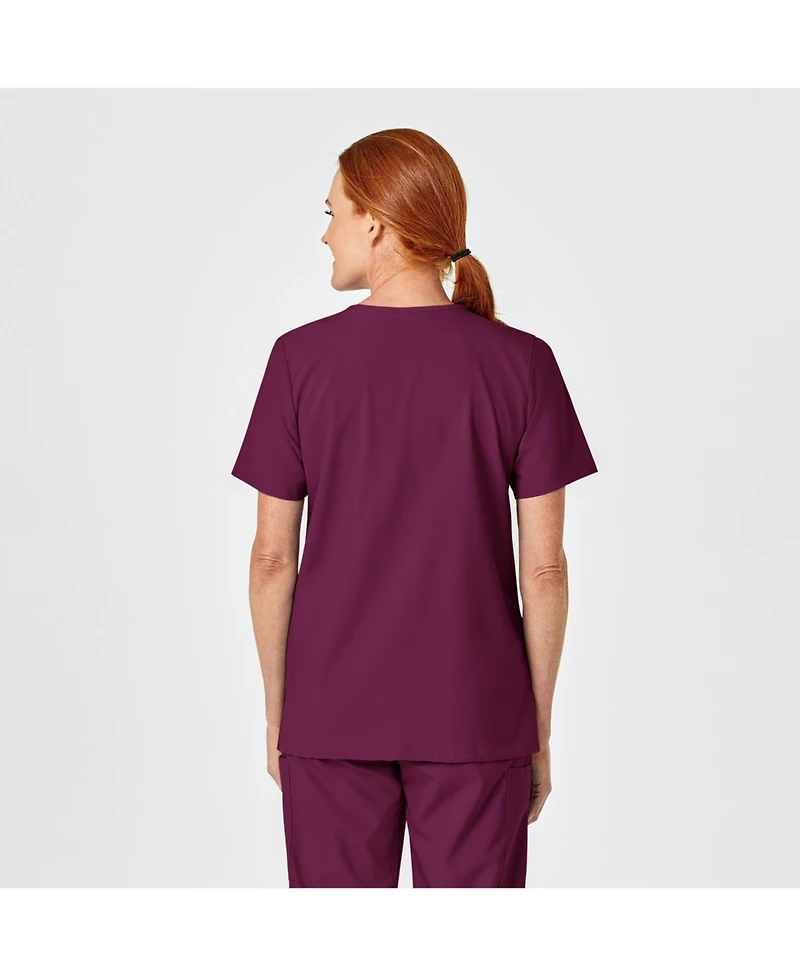 Wink Women's W123 Unisex 4 Pocket Utility Scrub Top