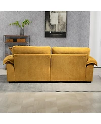 Streamdale Chenille Loveseat & Recliner with Pillows