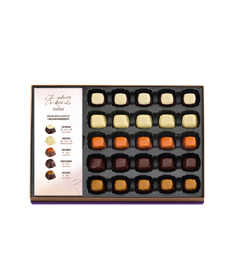 Neuhaus The Chocolate Cocktails Collection Assorted Chocolates, 25 Piece