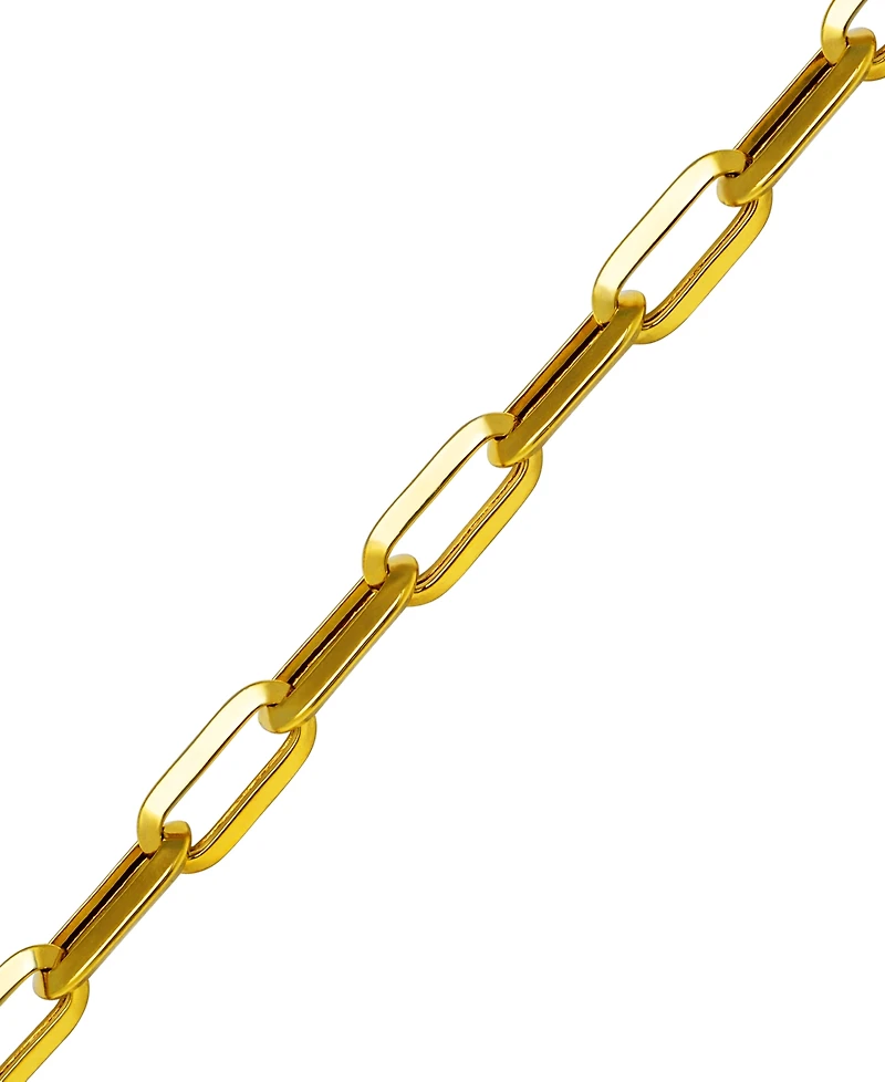 Paperclip Link 24" Chain Necklace in 14k Gold