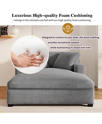 Streamdale Furniture Mirod 53.5''70.9'' Oversized Chaise