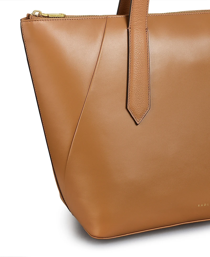 Radley London Bruton Street Small Zip-Top Leather Tote