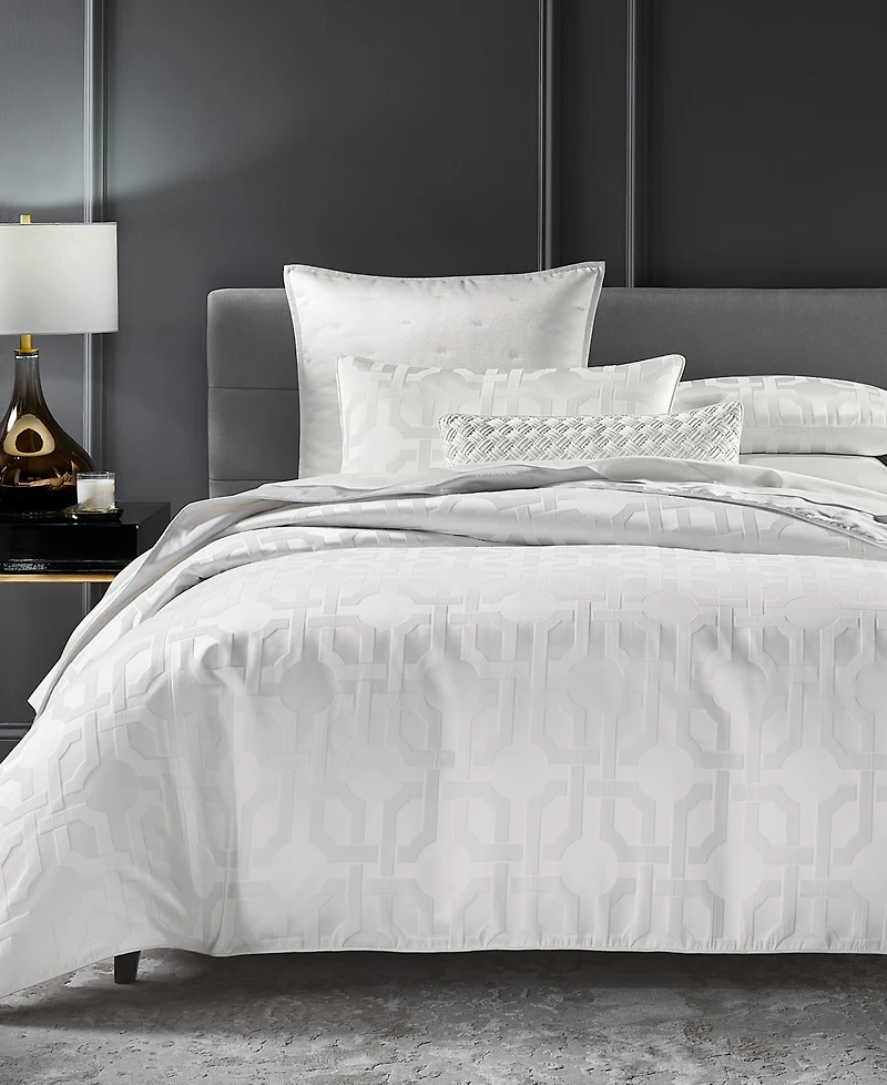 Hotel Collection Interlace Duvet Cover Set, Full/Queen, Exclusively at Macy's