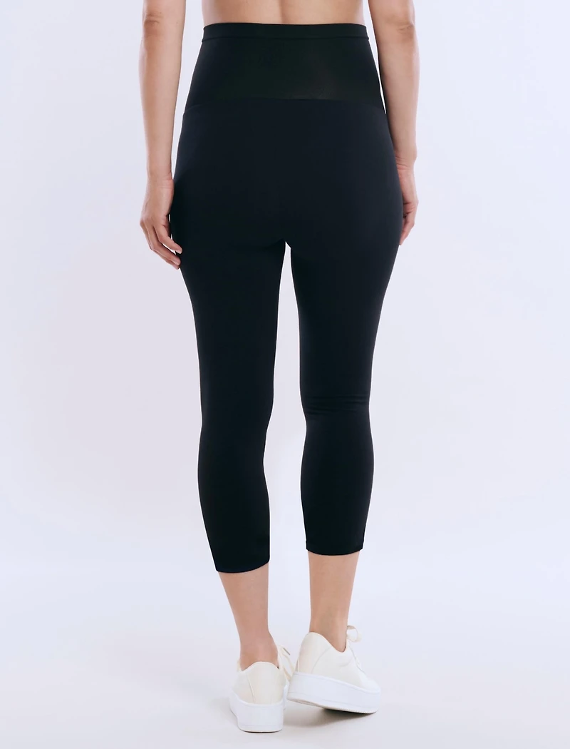 Motherhood Maternity Essential Stretch Secret Fit Over the Belly Crop Leggings