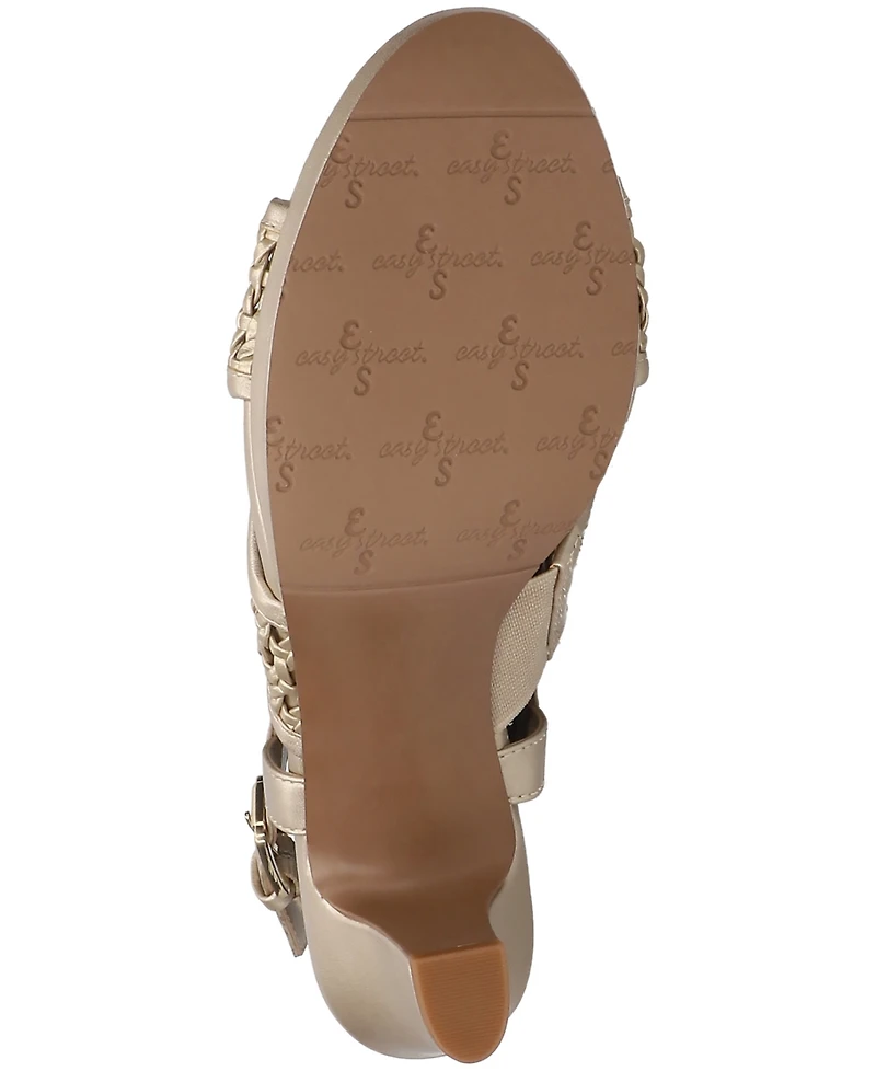 Easy Street Women's Sol Dress Heel Sandals