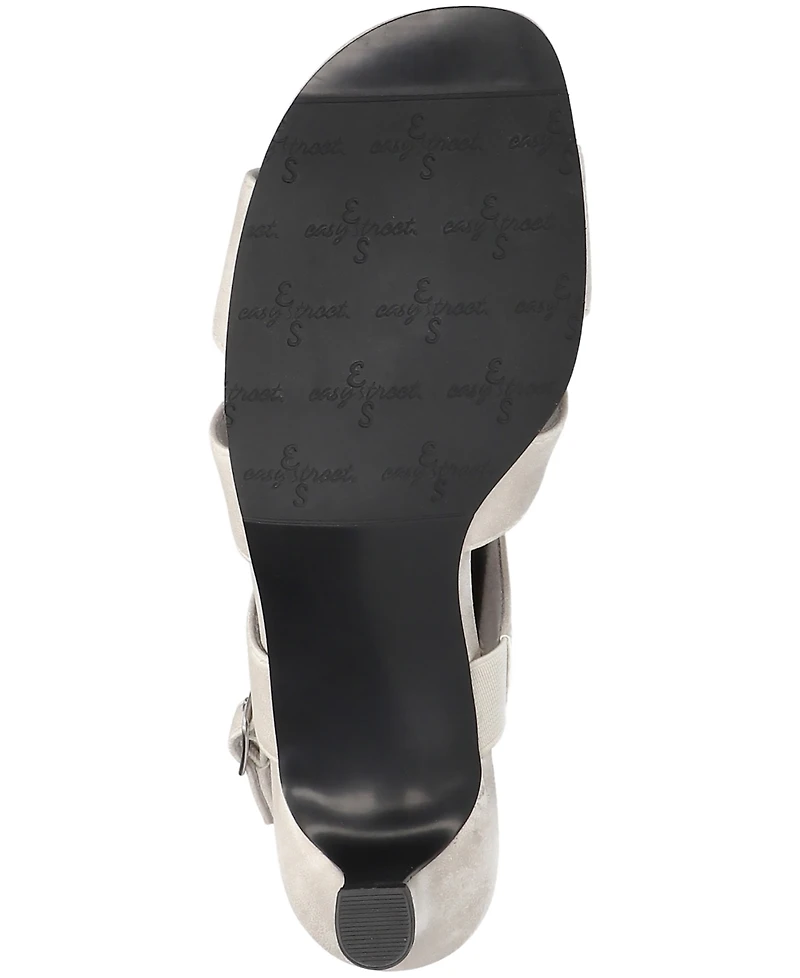 Easy Street Women's Zella Kitten Heel Sandals
