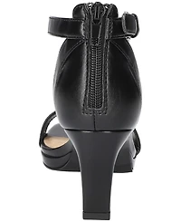 Easy Street Women's Ro Square Toe Heeled Sandals