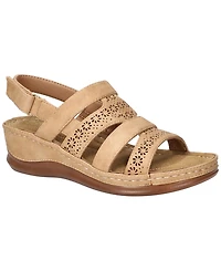 Easy Street Women's Alexi Slingback Wedge Sandals