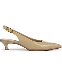 Franco Sarto Women's Marlow Pointed Toe Slingback Kitten Heel Pumps
