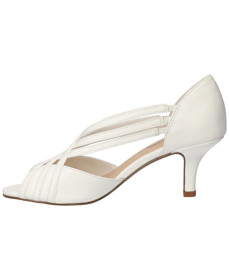 Easy Street Women's Oceana Peep Toe Pumps