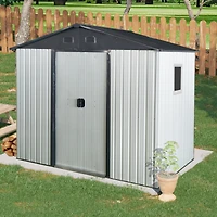 Streamdale Metal Storage Shed with Window (8' x 4')