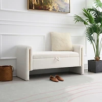 Streamdale Teddy Bed Bench with Storage and Arms