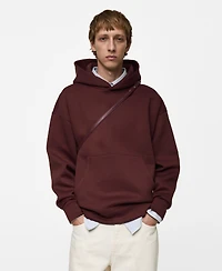 Mango Men's Relaxed-Fit Hooded Sweatshirt