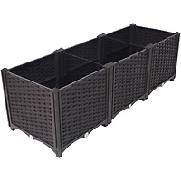 Streamdale Self-Watering Raised Garden Bed, 47"x15"x14.7