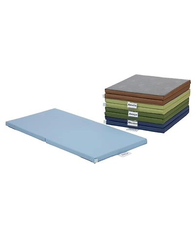 SoftZone ECR4Kids Folding Rainbow Rest Mats, Assorted, 5-Piece