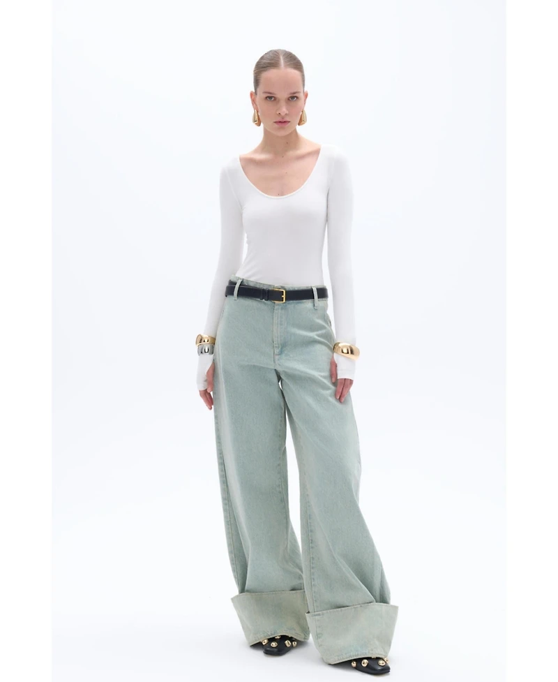 Nocturne Women's Crew Neck Bodysuit