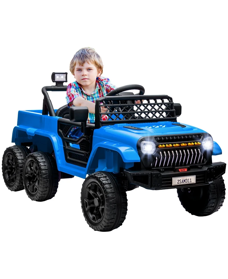 Qaba 12V Kids Electric Car w/ 2WD/4WD Switch, Remote Control, Camouflage