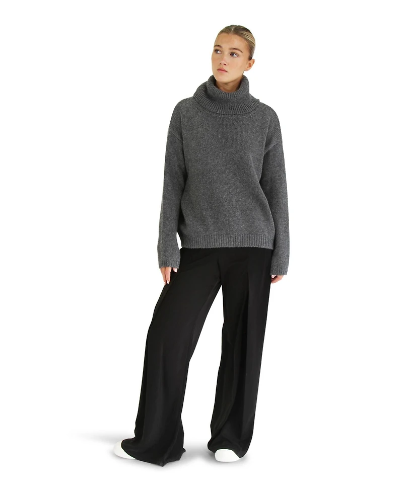 Belle & Bloom Women's Right Here Waiting Open Back Knit