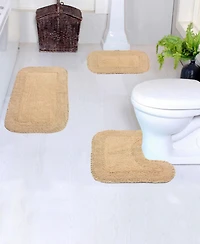 Home Weavers Radiant 3-Pc. Bath Rug Set