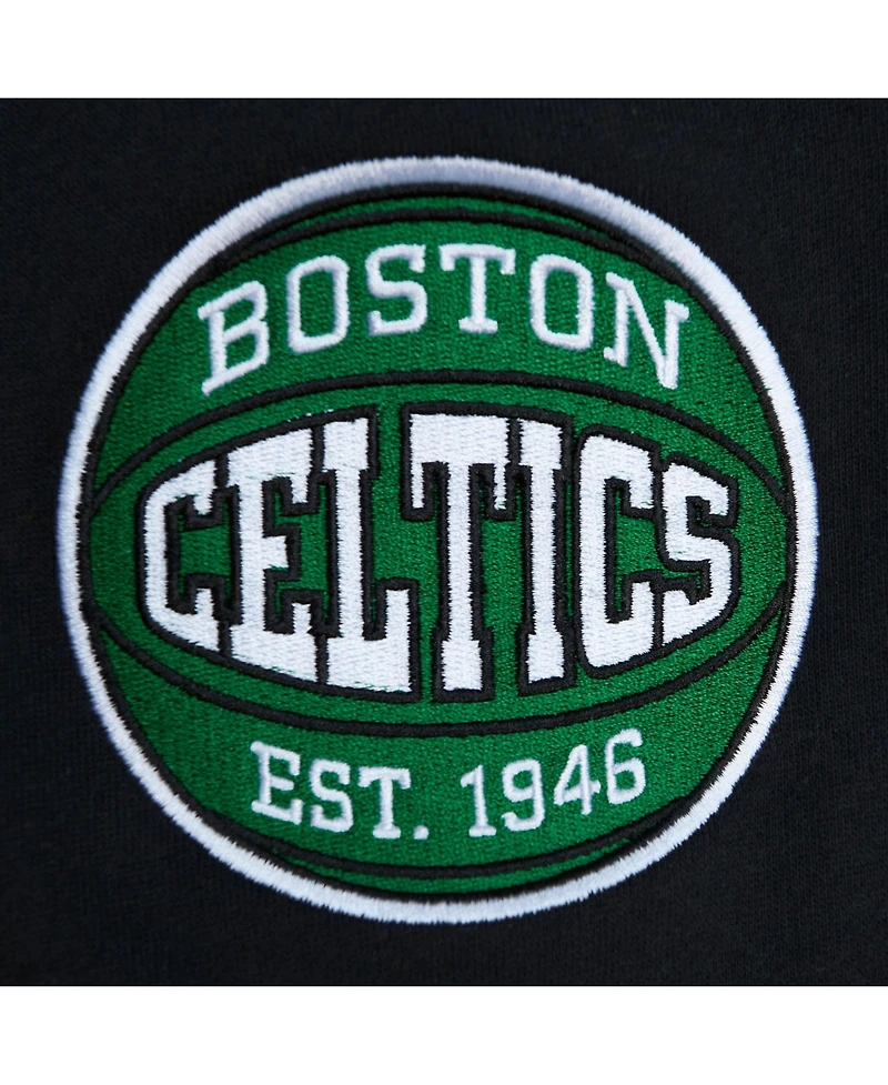 Mitchell & Ness Men's Kelly Green Boston Celtics All Over Pullover Sweatshirt