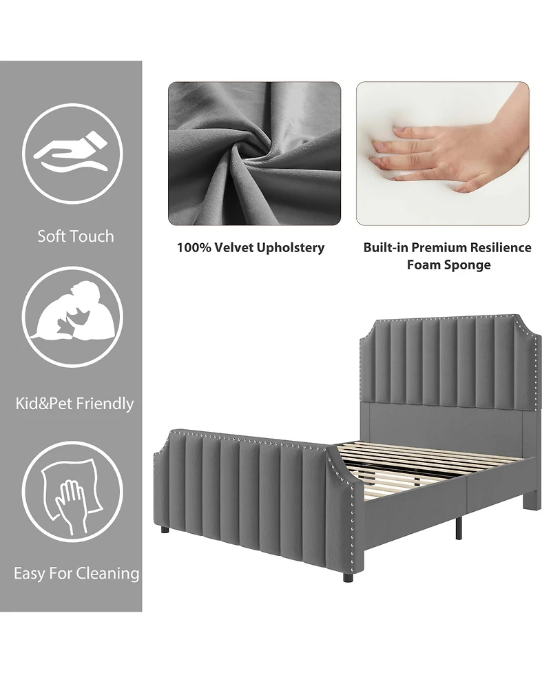 gaomon Queen Size Bed Frame