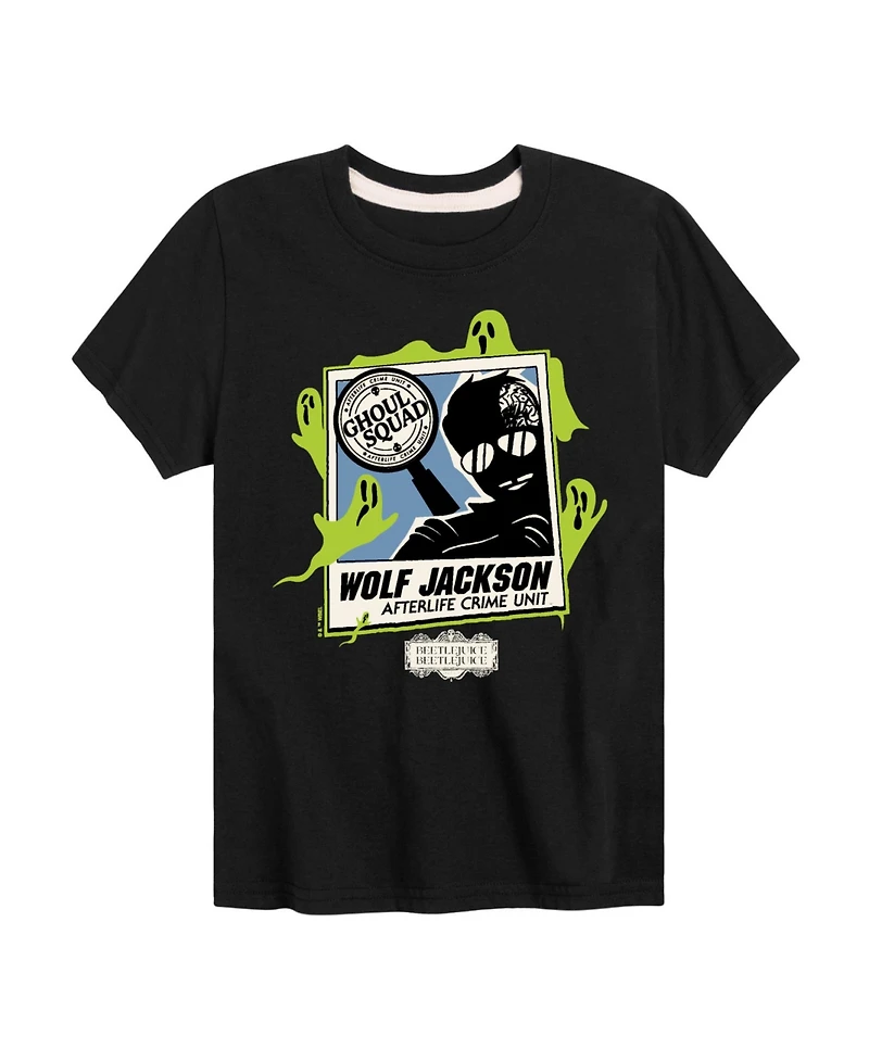 Beetlejuice Big Boys Wolf Jackson Graphic Tee