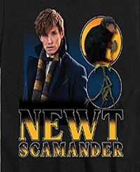 Harry Potter Big Boys Newt Scamander Graphic Tee