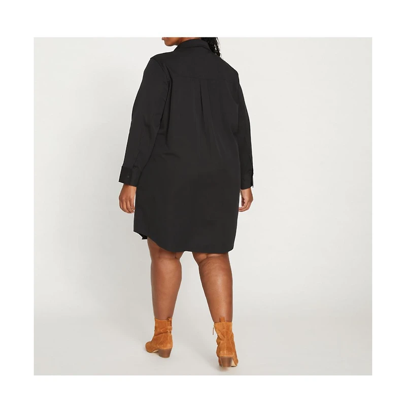 Universal Standard Women's Kelly Stretch Cotton Twill Shirtdress