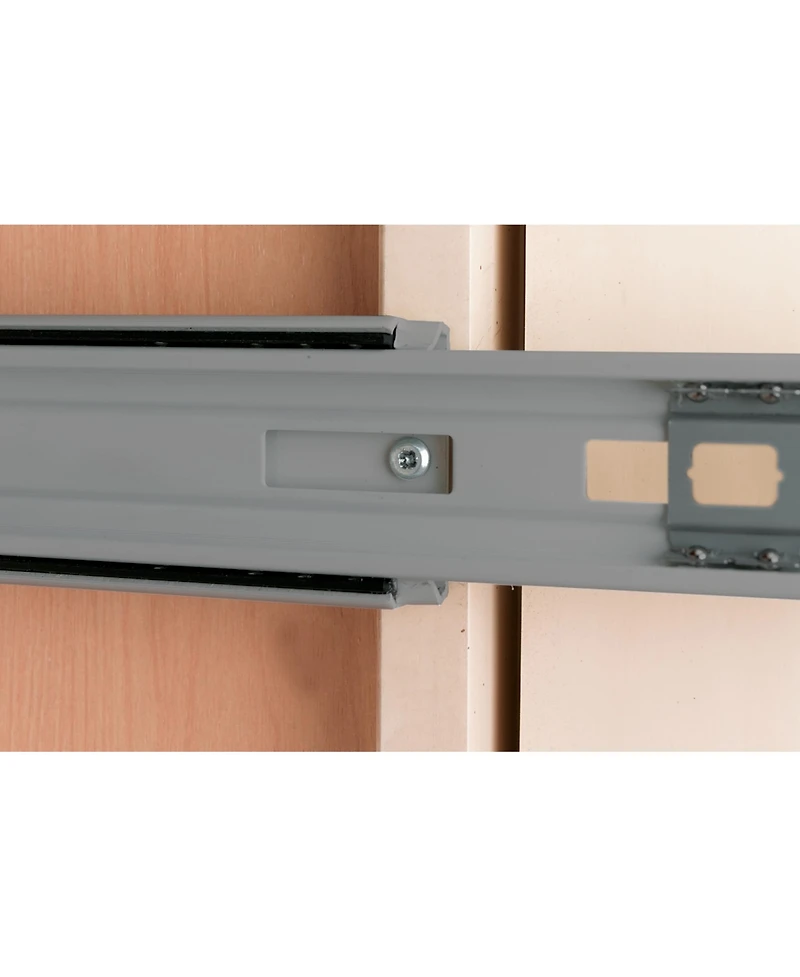 Rev-a-Shelf Pullout Top Mount Trash Can 35 qt., Silver, 4WCTM-1816DM-1