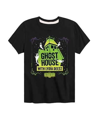 Beetlejuice Big Boys Ghost House Graphic Tee