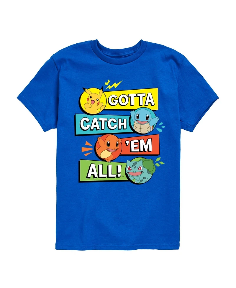 Pokemon Big Boys Gotta Catch Em All Graphic Tee