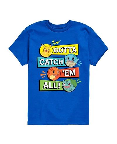 Pokemon Big Boys Gotta Catch Em All Graphic Tee