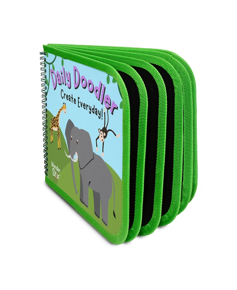 The Pencil Grip Daily Doodler Activity Book-Wild Animals Cover