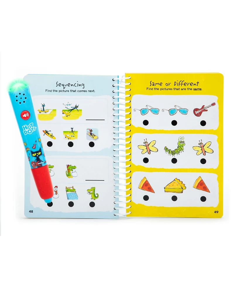 Educational Insights Hot Dots Pete the Cat Preschool Reading Math
