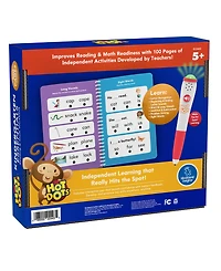 Educational Insights Hot Dots Kindergarten Essentials Reading and Math Workbook