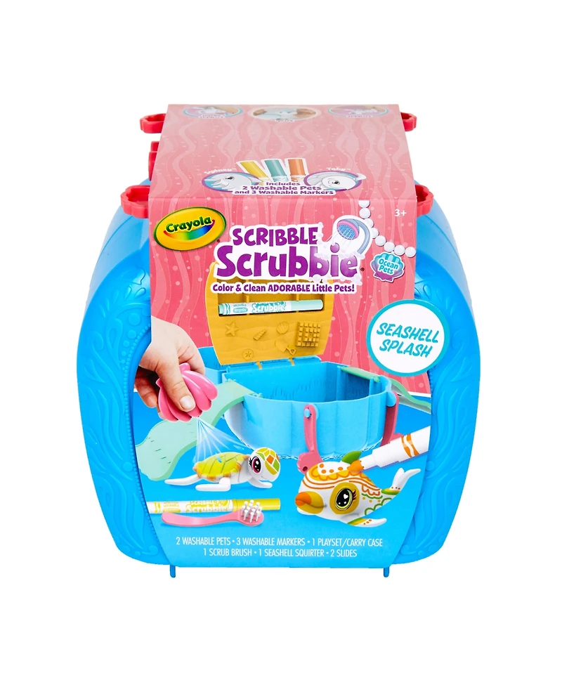 Crayola Scribble Scrubbie Ocean Pets Seashell Splash