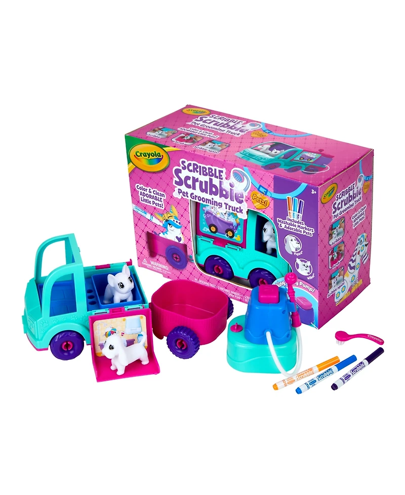 Crayola Scribble Scrubbie Pet Grooming Truck