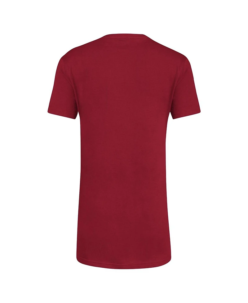 Adidas Big Boys and Girls Red Louisville Cardinals Basic Dassler T-Shirt