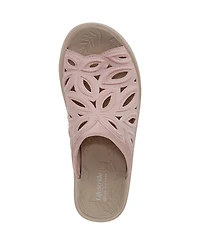LifeStride Women's Susie Washable Slide Wedge Sandals