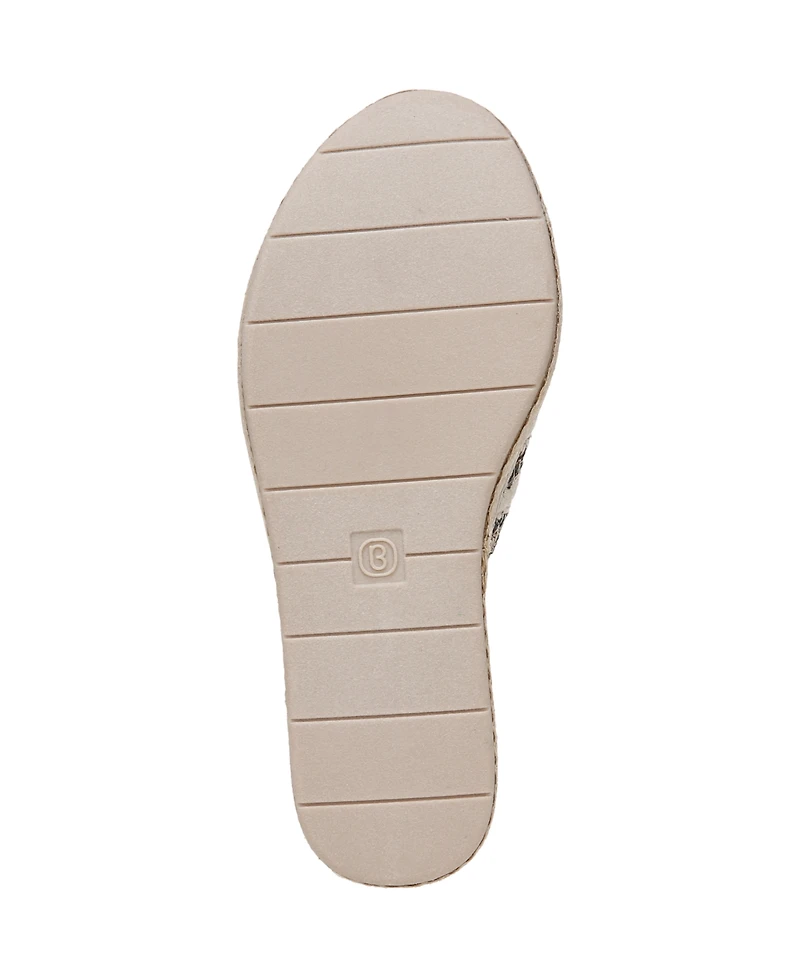 LifeStride Women's Breezy Washable Slide Wedge Sandals